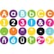 Barker Creek Happy 3-1/4" Circle Letter Pop-Outs, 420/Set 3644 - alternate 4